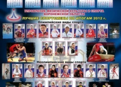 Список лучших воронежских спортсменов возглавили Комова, Стукалова и Бешенец