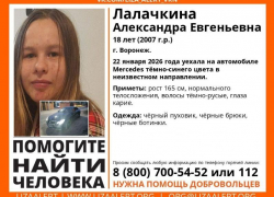 18-летнюю девушку на Mercedes разыскивают в Воронеже 