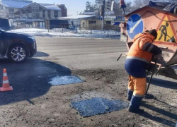 Названы семь воронежских улиц, на которых провели ремонт дорог, несмотря на зиму