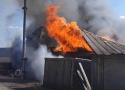 Две девочки пострадали на пожаре в Воронежской области