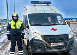 Воронежские полицейские спасли водителя на федеральной трассе