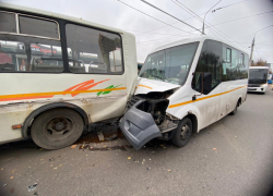 Три пассажира пострадали в ДТП с маршрутками в Воронеже 