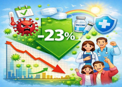 «Мы падаем» - за последнюю неделю динамика заболеваемости коронавирусом снизилась на 23%