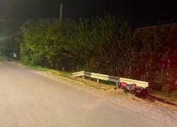 Опубликовано фото с места ДТП с пьяным мотоциклистом в Воронежской области