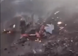 БПЛА ударил по воронежским дальнобойщикам - опубликовано видео