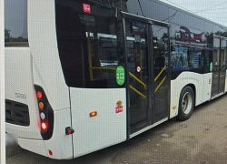 Появилось фото с места, где автобус №49 сбил женщину у остановки в Воронеже