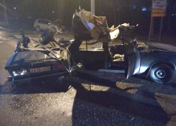 Опубликованы снимки с места чудовищного ДТП в Воронеже