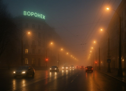 Туман продолжает окутывать Воронежскую область 