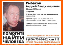 53-летний мужчина без вести пропал в Воронеже