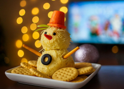 Что приготовить к Новому году: закуска «Снеговик»