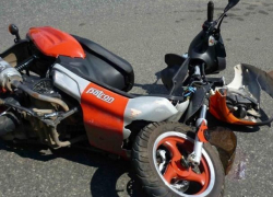 В Воронеже 13-летние подростки на мопеде протаранили маршрутку