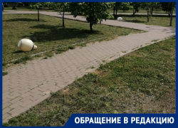 Вандалы разбили сквер у "Арены" в Воронеже
