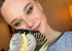 Красавица-гимнастка и олимпийская чемпионка из Воронежа отмечает 24-й день рождения