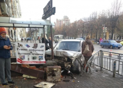 Последствия разгромного ДТП в центре Воронежа попали на фото