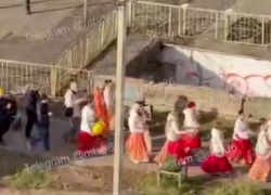 Яркое шествие кришнаитов удивило жителей Северного района Воронежа