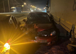 Из-за рассыпавшегося гороха пострадали четверо детей на трассе под Воронежем 