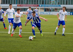 Лучшие моменты матча воронежского «Факела» с «Соколом»