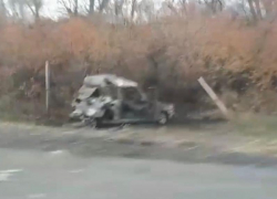Опубликовано страшное видео с последствиями ДТП с фурой и ВАЗ на М-4 «Дон»