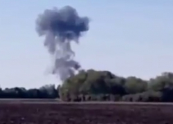 Появилась видеозапись крушения самолета в Воронежской области
