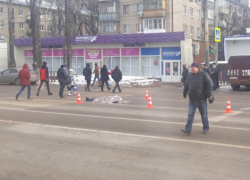 Опубликовано фото с места смертельного ДТП с грузовиком в Воронеже