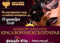 Имя «Красы Воронежского Края - 2014»  назовут 19 декабря 