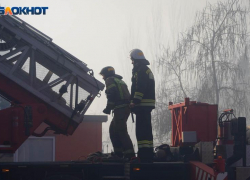 Жилой дом сгорел дотла в Воронеже