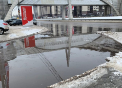 Очередную «речку-вонючку» заметили на Московском проспекте в Воронеже