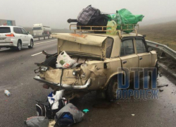 Воронежцы опубликовали кадры с места жуткого смертельного ДТП