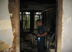 В Воронеже на пожаре пострадал 24-летний парень 