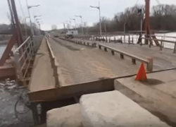 Наплавной мост в воронежском микрорайоне Шилово закроют на десять дней
