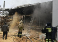 Спасатели рассказали подробности о пожаре на хладокомбинате в Воронеже
