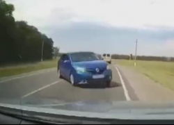 Момент смертельного ДТП с участием главы Панинского района попал на видео 