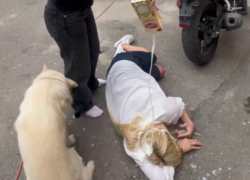 «Убивают!»: многодетную мать избили до сотрясения, пока соседка поливала ее кефиром - видео 