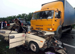 В массовой аварии под Воронежем погибли два человека