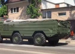 В Воронеже загорелся тактический ракетный комплекс