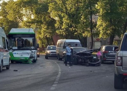 Последствия пьяного ДТП с Audi и маршруткой показали в Воронеже 