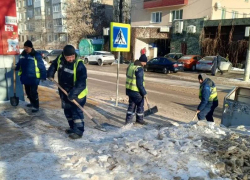 «Билет в травмпункт»: спрятанную лестницу отковыряли воронежские коммунальщики 