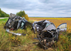 Жуткое смертельное ДТП сняли от первого лица под Воронежем 