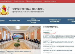 Портал Воронежского правительства закричал, устав от пропаганды