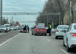 Воронежцы показали последствия ДТП с участием мотоцикла