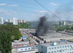 Стала известна причина черного дыма в Коминтерновском районе Воронежа 