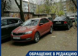 Противники платных парковок оккупировали двор в центре Воронежа