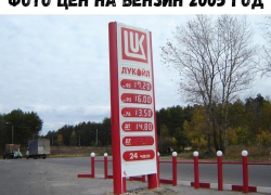 Воронежцам показали, как изменились цены на бензин с 2005 года