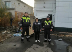 Сотрудники ДПС спасли воронежский магазина от пожара