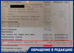Чиновники объяснили 800-рублевую премию медсестры на фоне коронавируса в Воронеже