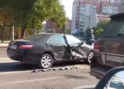 Массовое ДТП с автобусом парализовало движение в Воронеже 