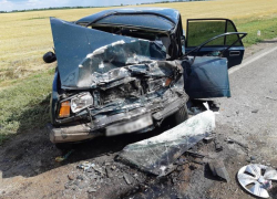 Опубликовано фото с места гибели водителей двух «Жигулей» в Воронежской области