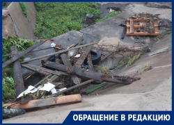  «Кто будет отвечать за новое затопление»: воронежцы из частного сектора жалуются на ливневку с мусором 