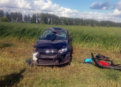 Пассажирка Volkswagen погибла по вине водителя в воронежском селе