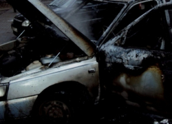 В Воронежской области дотла сгорела «десятка»